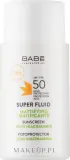 Солнцезащитный флюид Babe Laboratorios Super Fluid SPF 50 матирующий, с ниацинамидом, 50 мл — фото 1