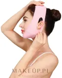 Моделирующая маска-бандаж для контура лица и подбородка, розовая Yeye V-line Mask — фото 4