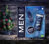 Мужской набор NIVEA MEN Protect & Care гель для душа 3в1 антиперспирант и крем для лица с алоэ 250+50+75 мл — фото 1