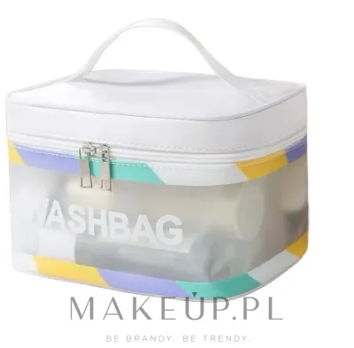 Косметичка Ecarla Washbag прямоугольная белая 23х17,5х16 см