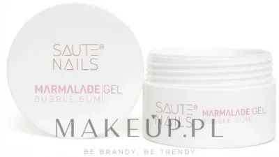 Гель для ногтей Saute Nails Marmalade Gel Bubble Gum пастельно-розовый, с консистенцией густого желе