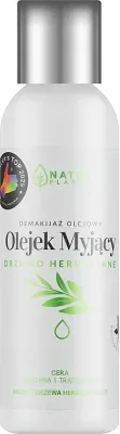 Набор для умывания Natur Planet Tea Tree гидрофильное масло с миндалем и камелией и натуральная губка 150 мл