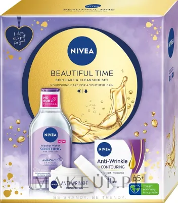 Набор NIVEA Beautiful Time мицеллярная вода 3в1 и дневной крем с пантенолом 400+50 мл