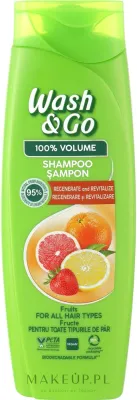 Wash&Go Wash&Go - Шампунь с фруктовым экстрактом Wash&amp;Go для всех типов волос, для ежедневного использования