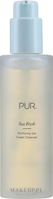 PUR Sea Fresh очищающий гель-пенка с морской водой ламинарией хлореллой и мятой 150 мл
