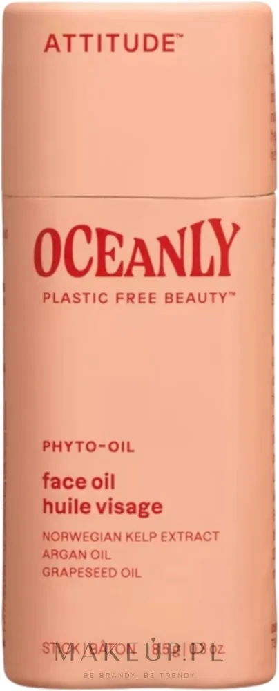 Масло для лица Attitude Oceanly Phyto-Oil сухое аргановое в стике