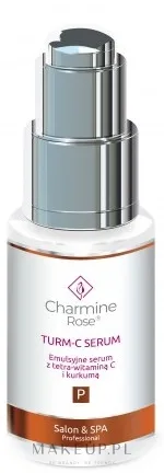 Эмульсионная сыворотка для лица Charmine Rose Turm-C с тетра-витамином C, куркумой и бета-каротином, 50 мл