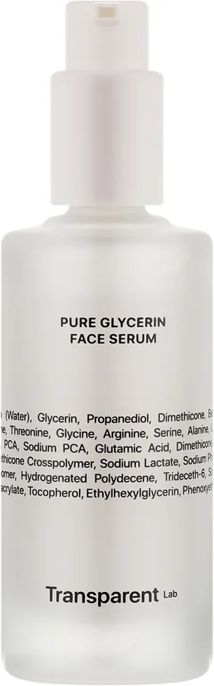 Увлажняющая сыворотка для лица Transparent Lab Pure Glycerin с глицерином 15% и комплексом аминокислот, 50 мл