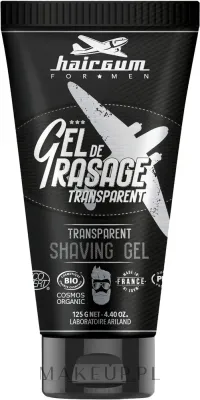 Гель для бритья Hairgum For Men Transparent Shaving Gel прозрачный, с алоэ, 125 г