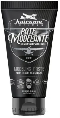 Паста для моделирования волос, бороды и усов Hairgum For Men Hair, Beard and Moustache Modeling Paste, средняя фиксация, 125 г