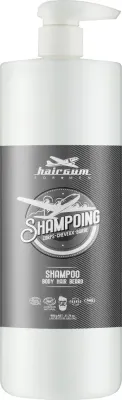 Шампунь Hairgum For Men 3-в-1 для волос, бороды и тела, с арникой и маслом ши, 900 г