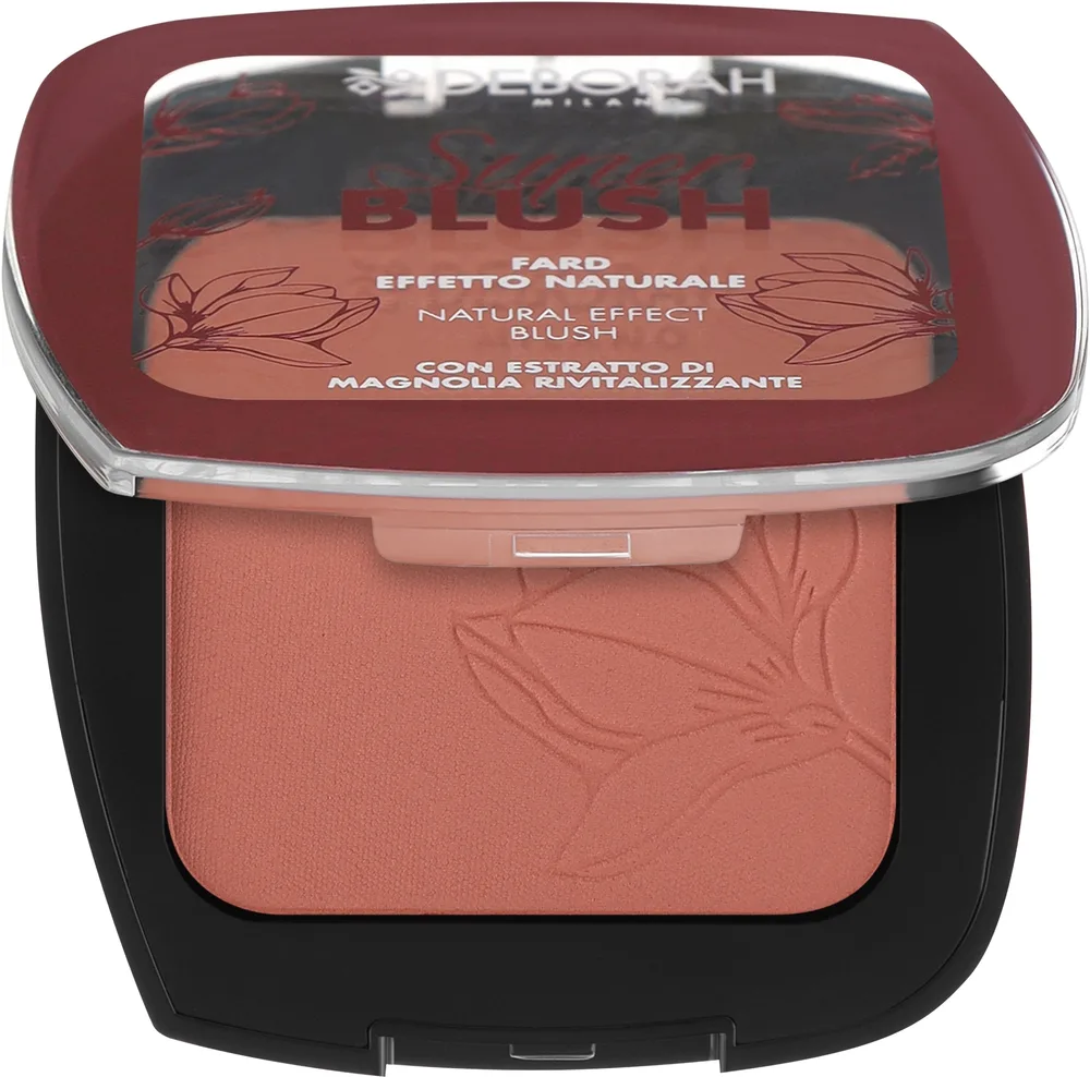 Румяна для лица Deborah Super Blush пудровые, оттенок 01 - Rose