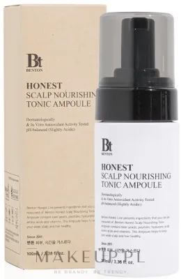 Тоник для кожи головы Benton Honest Scalp Nourishing Tonic Ampoule питательный, с пептидами и аминокислотами, 100 мл