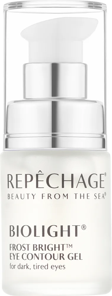 Гель для кожи вокруг глаз Repechage Biolight Frost Bright Eye Contour Gel с кофеином и экстрактом ламинарии, осветляющий, 15 мл