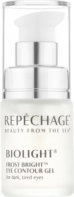 Гель для кожи вокруг глаз Repechage Biolight Frost Bright Eye Contour Gel с кофеином и экстрактом ламинарии, осветляющий, 15 мл