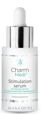 Стимулирующая сыворотка для лица Charmine Rose Stimulation, пептиды, медный пептид GHK-Cu и сквалан, 50 мл