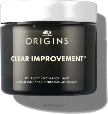 Насыщенная очищающая маска для лица с активированным углём Origins Clear Improvement Rich Purifying Charcoal Mask / Ориджинс