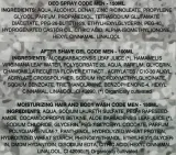 Мужской набор Primo Bagno Code Men гель для душа гель после бритья и спрей для тела 150+100+150 мл — фото 3