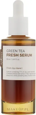 Освежающая сыворотка для лица IsNtree Green Tea Fresh с зелёным чаем, ниацинамид и пантенол, 50 мл
