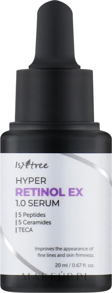 Антивозрастная сыворотка для лица IsNtree Hyper Retinol EX 1.0, ретинол, бакучиол и керамиды, 20 мл