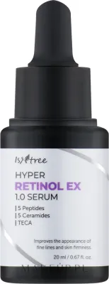 Антивозрастная сыворотка для лица IsNtree Hyper Retinol EX 1.0, ретинол, бакучиол и керамиды, 20 мл