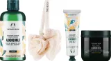 Набор для тела The Body Shop Almond Milk гель-крем йогурт для тела и крем для рук с миндалем и маслом ши — фото 2