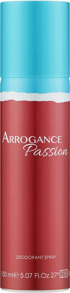 Аэрозольный дезодорант-спрей для мужчин Arrogance Passion
