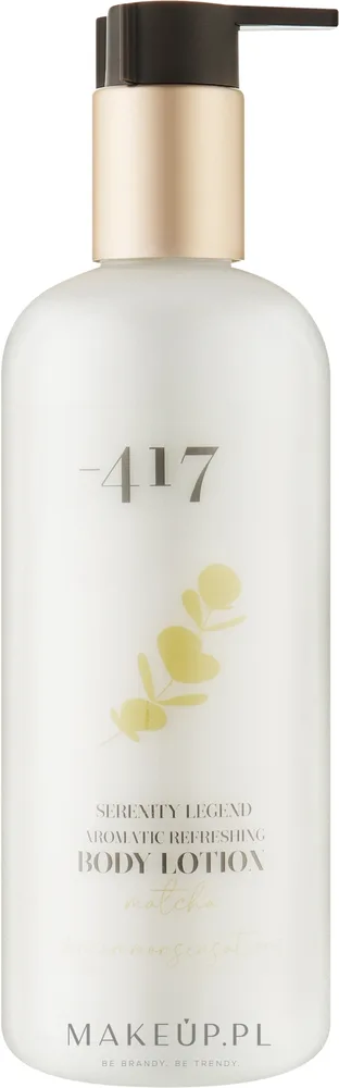 417 Serenity Legend Aromatic Refreshing Body Lotion Matcha — ароматический бальзам для тела с маслами иланг-иланга и пачули, 350 мл