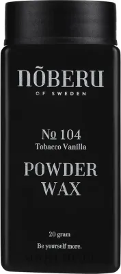 Пудра-воск для укладки волос Noberu Of Sweden No 104 Tobacco Vanilla Powder Wax, матовый финиш, 20 г