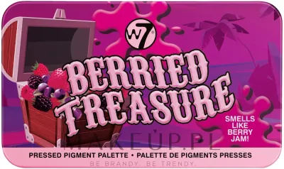 Палетка теней для век W7 Berried Treasure Pressed Pigment Palette 8 оттенков
