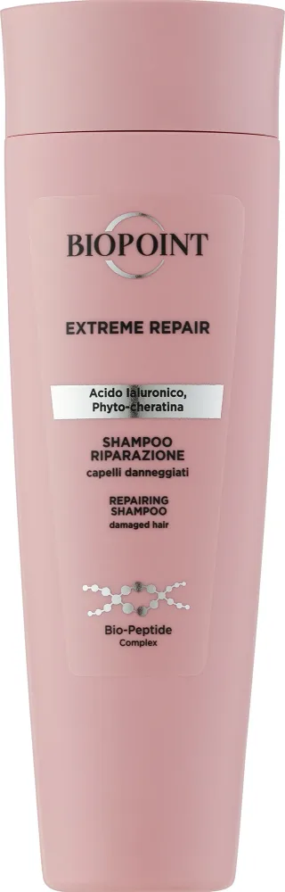 Шампунь для повреждённых волос Biopoint Extreme Repair Shampoo, экспресс-восстанавливающий, с протеинами, 200 мл