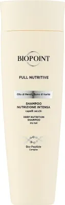 Питательный шампунь Biopoint Full Nutritive для сухих волос, с маслом камелии и маслом ши, 200 мл