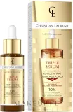 Антивозрастная сыворотка-концентрат 3в1 Christian Laurent Triple Serum, ниацинамид, витамин C и пептид, 30 мл — фото 1