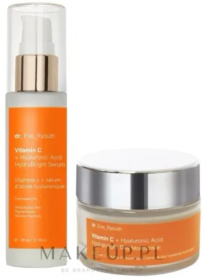 Набор для лица Dr. Eve_Ryouth Vitamin C + Hyaluronic Acid дневной крем и сыворотка 50+60 мл