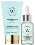 Набор для лица Warda Hyaluronic Acid крем и сыворотка для век с алоэ и гиалуроном 50+15 мл — фото 1