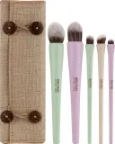 Набор кистей для макияжа Beter Natural Fiber Makeup Brush Set 5 шт. с джутовым мешочком — фото 1