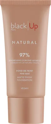 Тональная основа Black Up Natural Matte Finish Foundation матирующая натуральная, 30 мл
