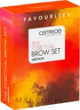 Набор для бровей Catrice The Essential Brow Set средний пудра карандаш и фиксирующий гель 4 г+1.6 г+4 мл — фото 2