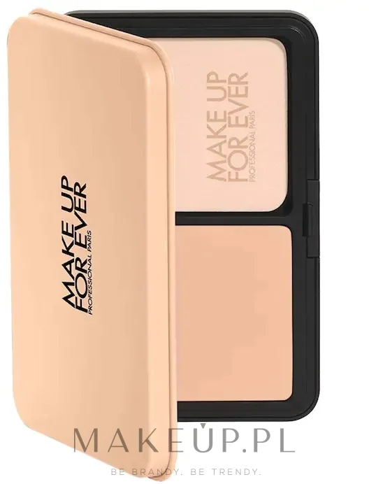 Пудровая тональная основа Make Up For Ever HD Skin Matte Velvet матирующая, 11 г, оттенок 1R02