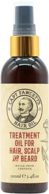 Масло для волос, кожи головы и бороды Captain Fawcett Treatment Oil