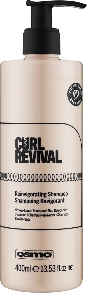 Шампунь для вьющихся волос Osmo Curl Revival Reinvigorating Shampoo, увлажняющий, с маслом авокадо, 400 мл