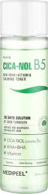 Тоник для лица MEDIPEEL Phyto CICA-Nol B5 AHA BHA Vitamin Calming Toner успокаивающий, с центеллой, 150 мл