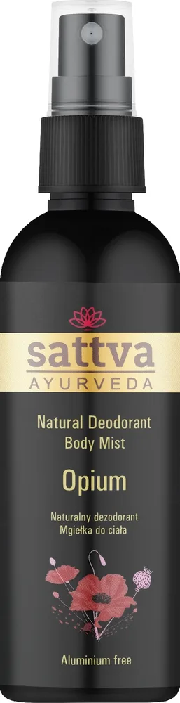 Натуральный дезодорирующий спрей-дымка для тела Sattva Opium