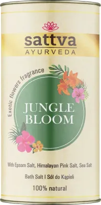 Sattva Body Care соль для ванны Energise And Recharge 300 г, с английской, гималайской и морской солью, эфирные масла бергамота, герани и нероли