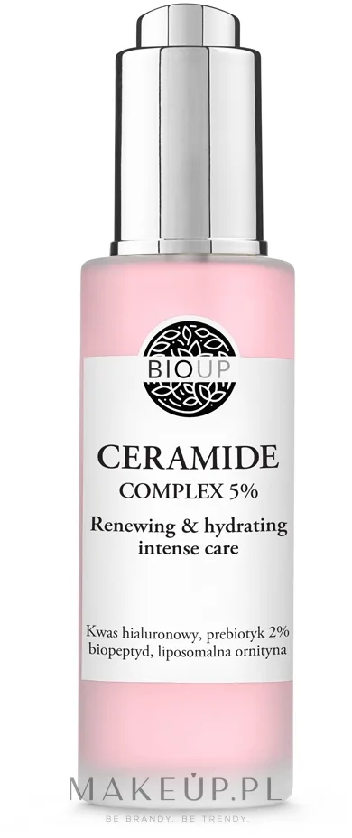 Сыворотка для лица Bioup Ceramide Complex 5%, керамиды, гиалуроновая кислота и пребиотики, 30 мл