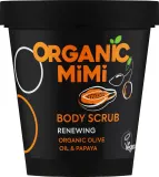 Organic Mimi Organic Mimi Body Scrub Renewing Olive & Papaya - Обновляющий скраб для тела с оливковым маслом и папайей 250 г — фото 1