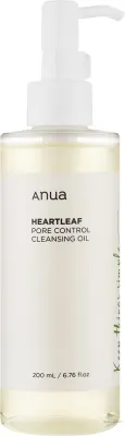 Anua Heartleaf Pore Control Cleansing Oil гидрофильное масло для умывания и снятия макияжа с хауттюйнией для очищения пор 200 мл
