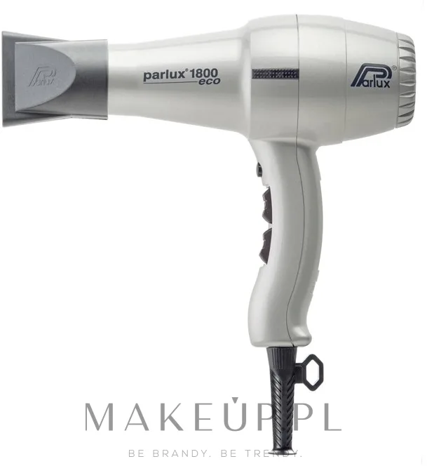 Фен Parlux 1800 серебристый 1420 Вт, 4 температуры и 2 скорости