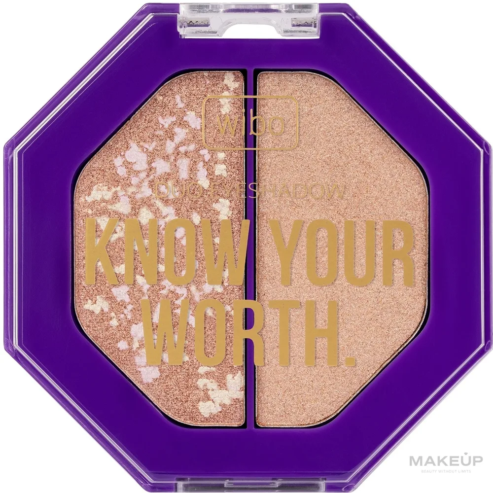 Тени для век Wibo Know Your Worth Duo двойные, оттенок 02