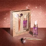 Набор Crystallove Amethyst 3D Limited Edition массажер для лица из аметиста и сыворотка с бакучиолом 30 мл — фото 3